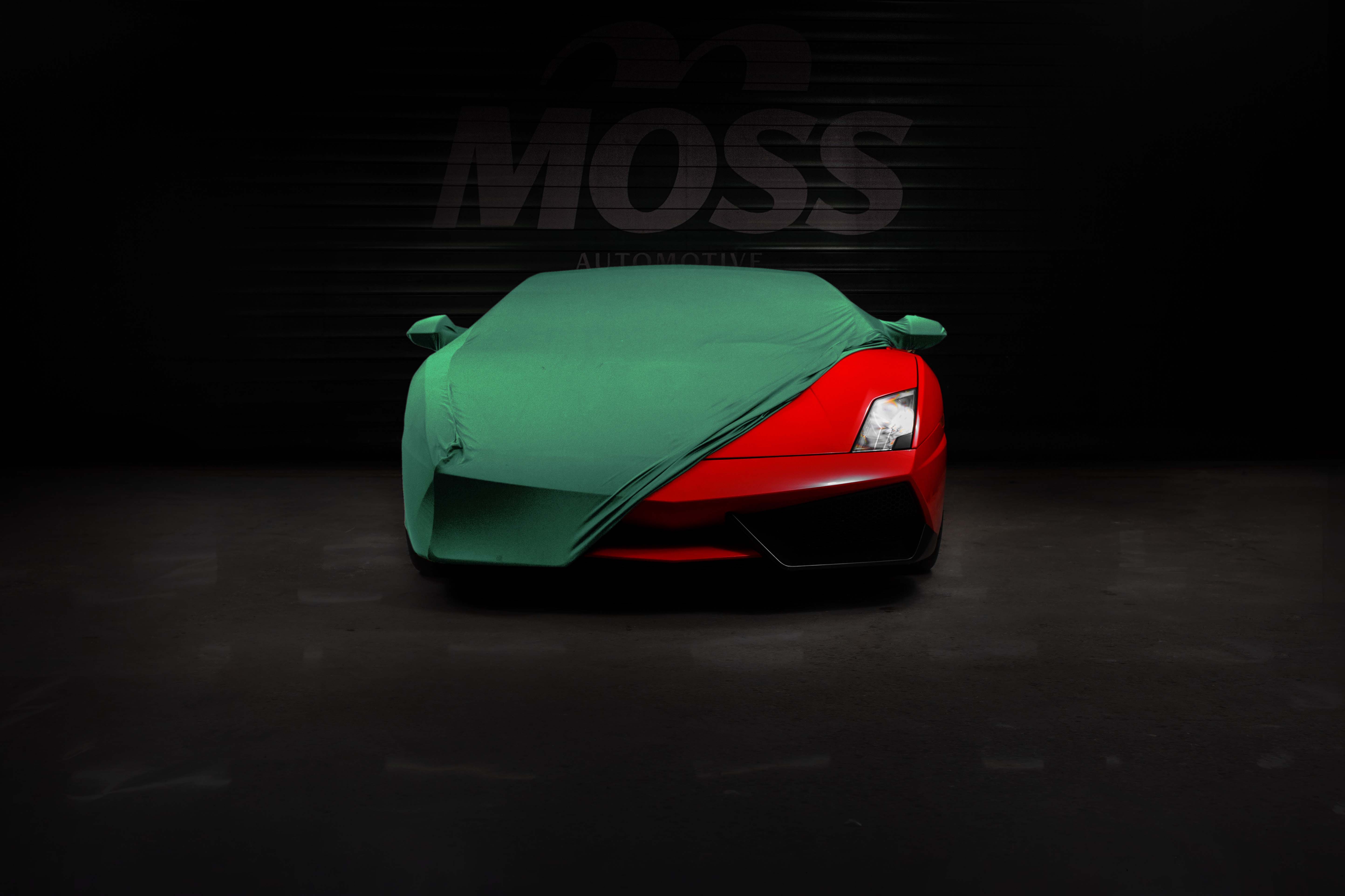 Lamborghini Aventador in storage at Moss Automotive
